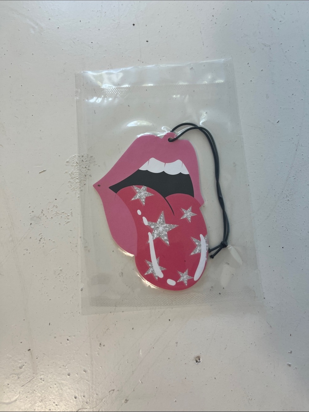 Amazon Pink Lips and Tongue Car Air Freshner Rearview Mirror Hanger Decor